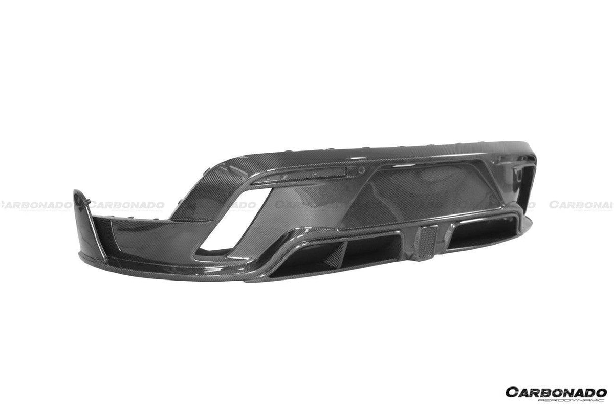 2019-2023 Porsche Taycan/4/4S/GTS/TURBO CADO Style Carbon Fiber Rear Diffuser - Carbonado Aero