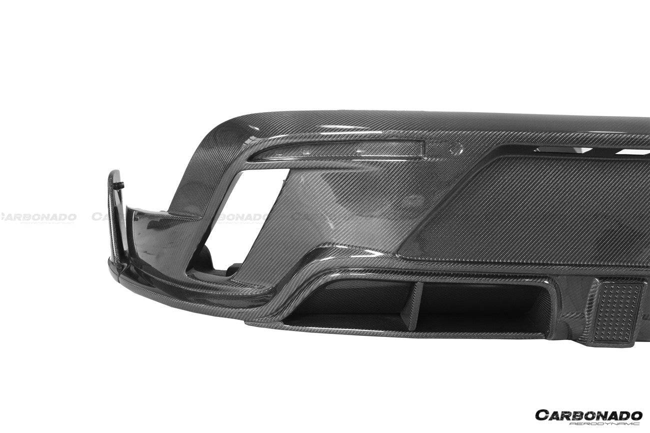 2019-2023 Porsche Taycan/4/4S/GTS/TURBO CADO Style Carbon Fiber Rear Diffuser - Carbonado Aero