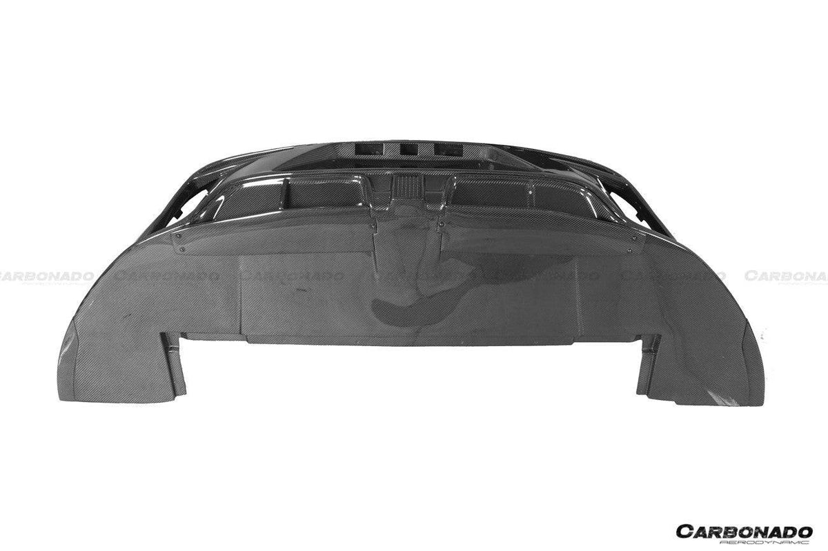 2019-2023 Porsche Taycan/4/4S/GTS/TURBO CADO Style Carbon Fiber Rear Diffuser - Carbonado Aero