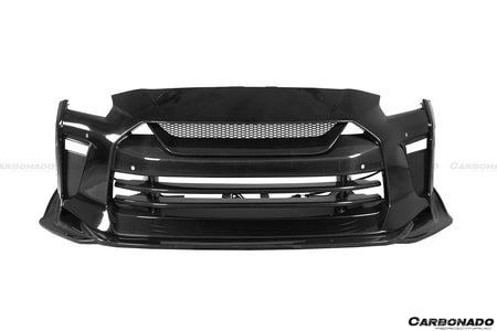 2009-2020 Nissan GTR R35 CBA/DBA/EBA TS Style Front Bumper - Carbonado Aero