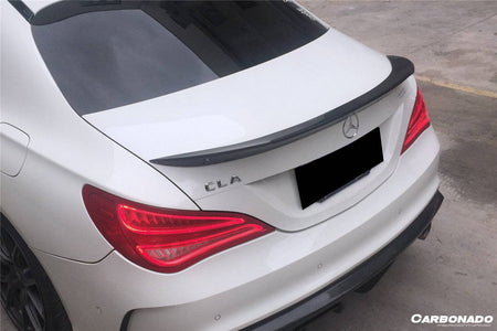 2014-2016 Mercedes Benz W117 CLA Sport / CLA45 AMG BS Style Trunk Spoiler - Carbonado Aero