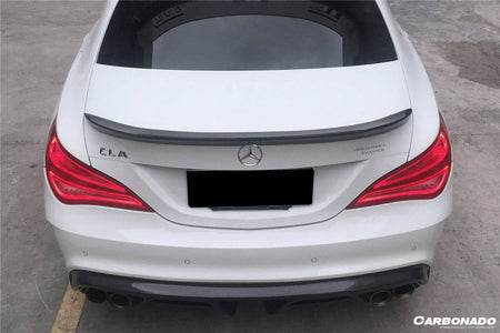 2014-2016 Mercedes Benz W117 CLA Sport / CLA45 AMG BS Style Trunk Spoiler - Carbonado Aero