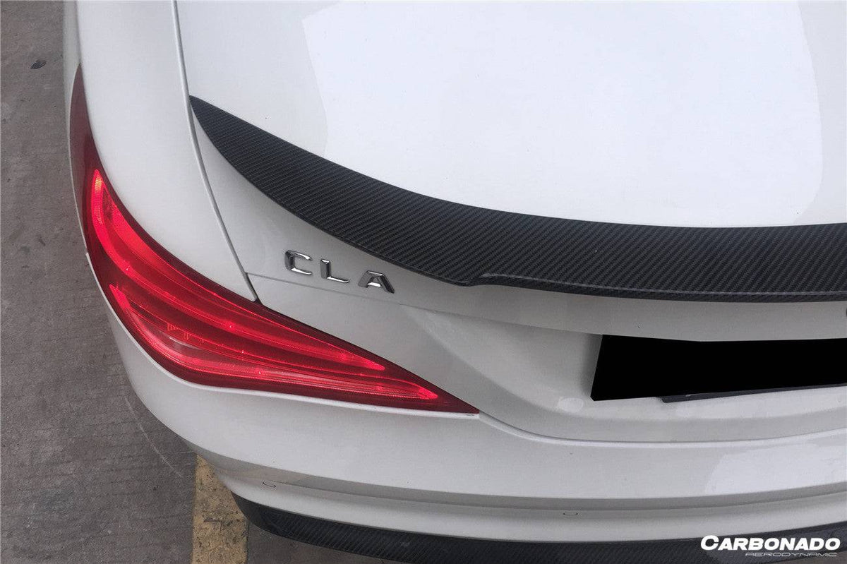 2014-2016 Mercedes Benz W117 CLA Sport / CLA45 AMG BS Style Trunk Spoiler - Carbonado Aero