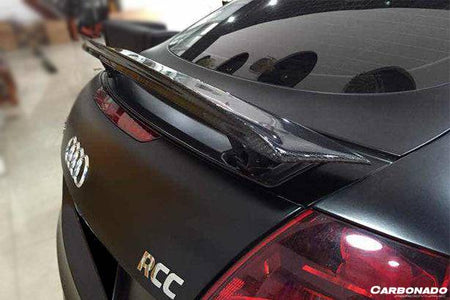 2006-2014 Audi TT TTS BS Style Carbon Fiber Spoiler - Carbonado Aero