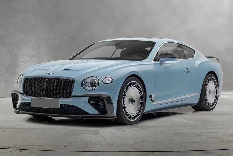 Faldones laterales de fibra de carbono seco estilo Editon Bentley Continental GT/GTC 2018-2023