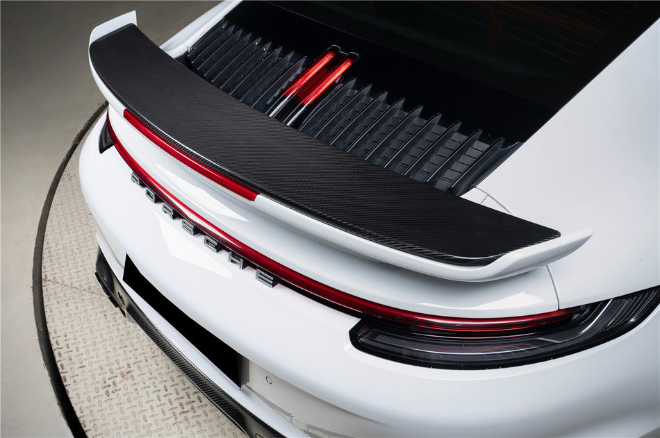 2020-2024 Porsche 911 992.1 Turbo SD Style Autoclave Carbon Fiber Trunk Spoiler Wing | Fits Turbo, Turbo S