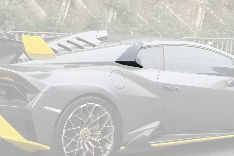 Labio delantero inferior de fibra de carbono seco Lamborghini Huracan STO 2021 en adelante