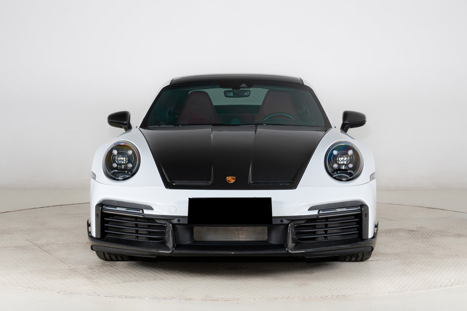 2020-2024 Porsche 911 992.1 Turbo SD Style Autoclave Carbon Fiber Front Lip | Fits Turbo, Turbo S