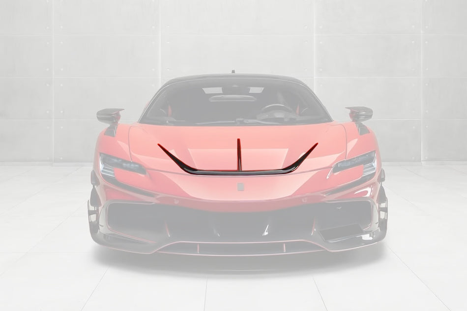 2020-UP Ferrari Autoclave Carbon Fiber Hood Vents Carbonado (MSY) Fits: SF90 Stradale and Spider