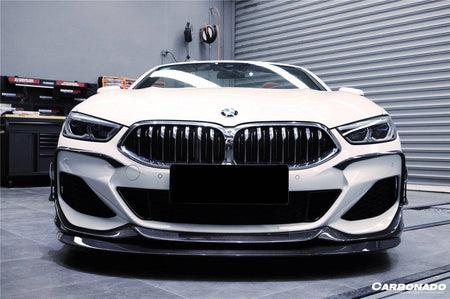 2018-2022 BMW 8 Series G14 Convertible/G15 Coupe/G16 4DR-Gran Coupe 840/850 IMP Style Carbon Fiber Front Lip - Carbonado Aero