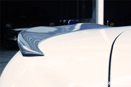 2018-2022 BMW 8 Series G14 Convertible IMP Style Carbon Fiber Trunk Spoiler Wing - Carbonado Aero