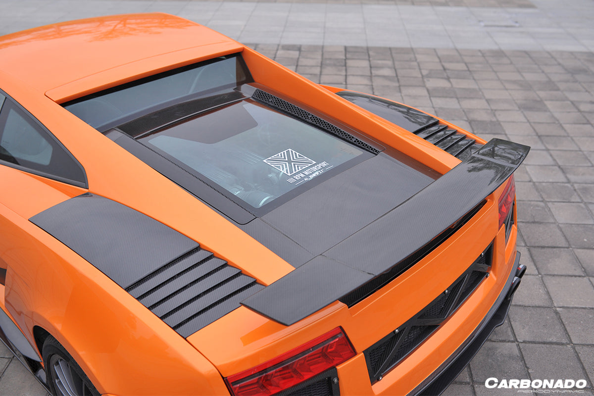 2004-2008 Lamborghini Gallardo Coupe&nbsp;Engine Hood Hatch ( USE ORIGENAL GLASS) - Carbonado