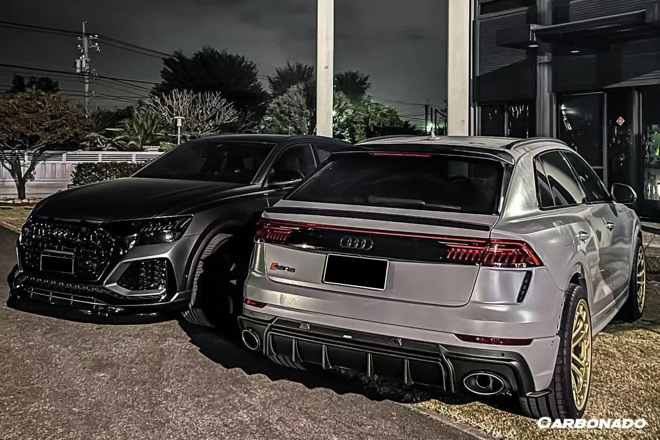 2020-2023 Audi RSQ8 AD Style Dry Carbon Fiber Rear Diffuser Lip ...