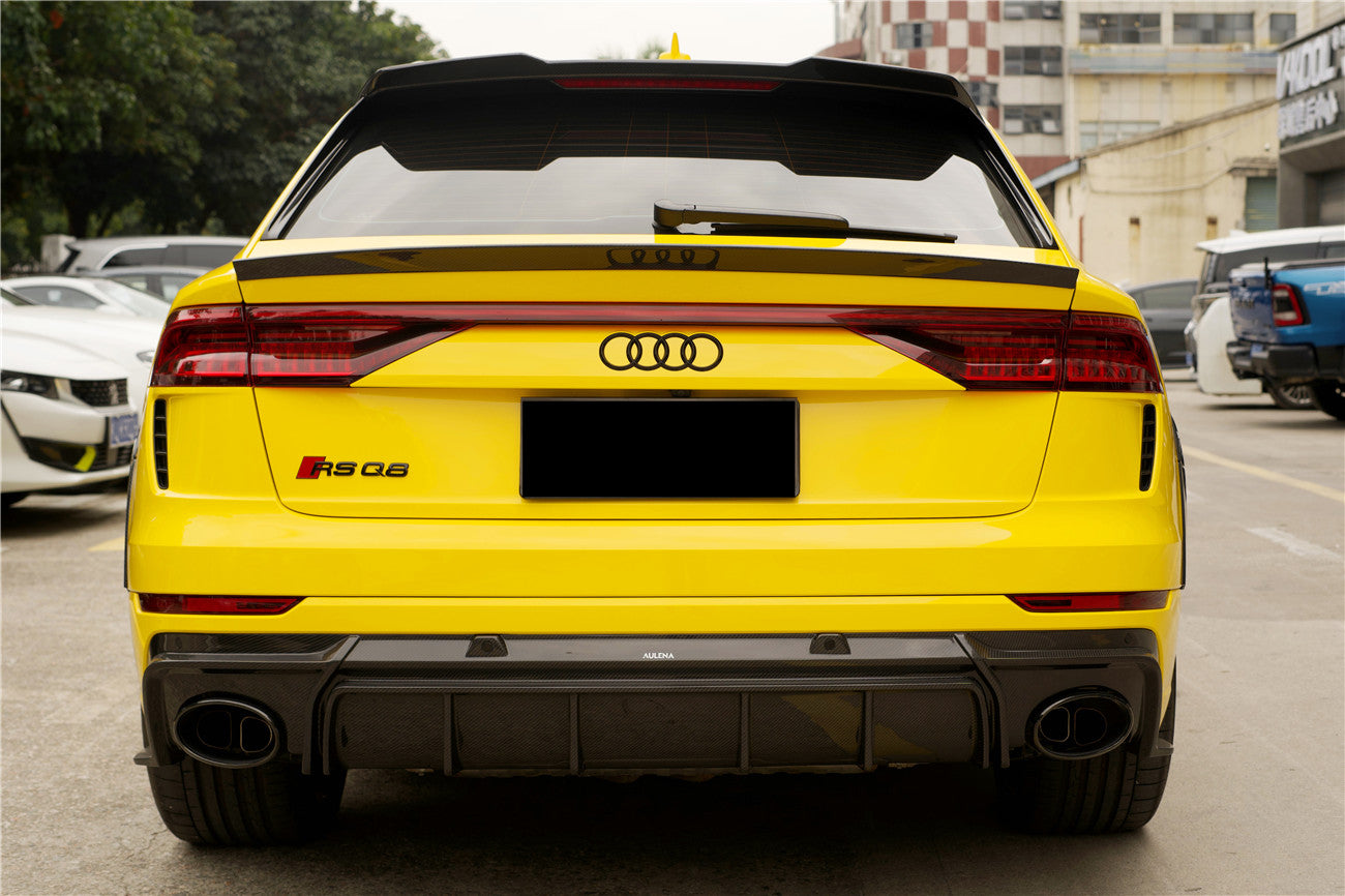 2020-2023 Audi RSQ8 AD Style Dry Carbon Fiber Rear Diffuser Lip ...