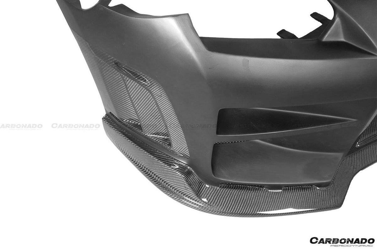 2008-2016 Nissan GTR R35 CBA/DBA BSE Style Front Bumper w/LED - Carbonado Aero