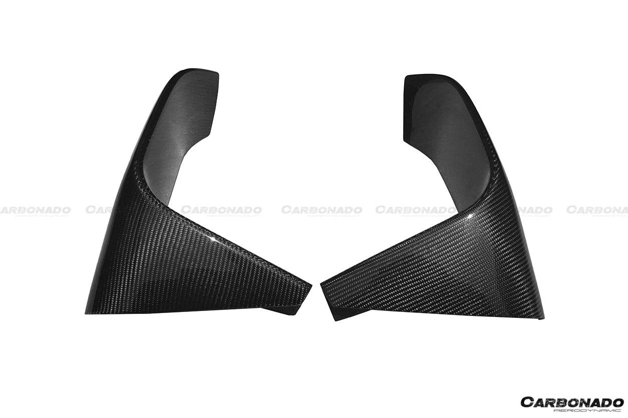 2014-2020 BMW M3 F80 M4 F82 MP Style Carbon Fiber Front Caps - Carbonado Aero