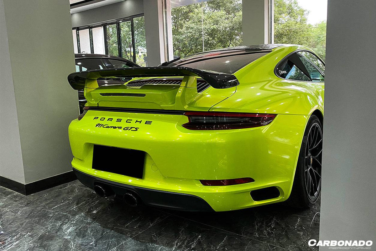 2016-2019 Porsche 911 991.2 Carrera & S & 4S & GTS TA Style Trunk Spoiler - Carbonado
