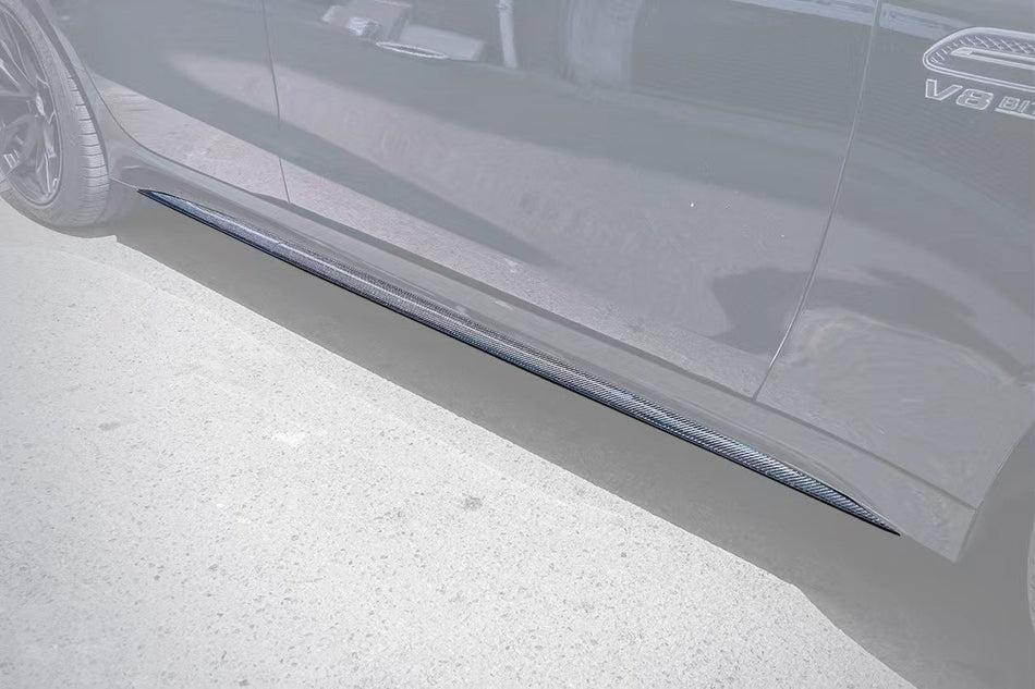 2019-2023 Mercedes Benz AMG GT63 S 4Door Coupe X290 OEM Style Carbon Fiber Side Skirts