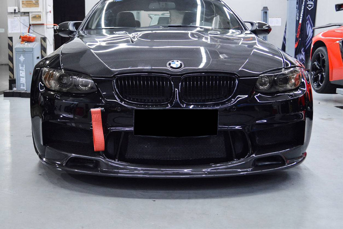 2008-2012 BMW M3 E90/E92/E93 VRS Style Carbon Fiber Lip - Carbonado