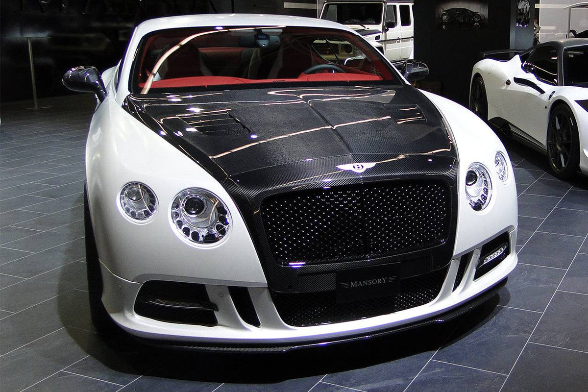 2012-2015 Bentley Continental V8 GT/GTC/V8S - W12 GT/GTC SPEED Style Front Bumper - Carbonado