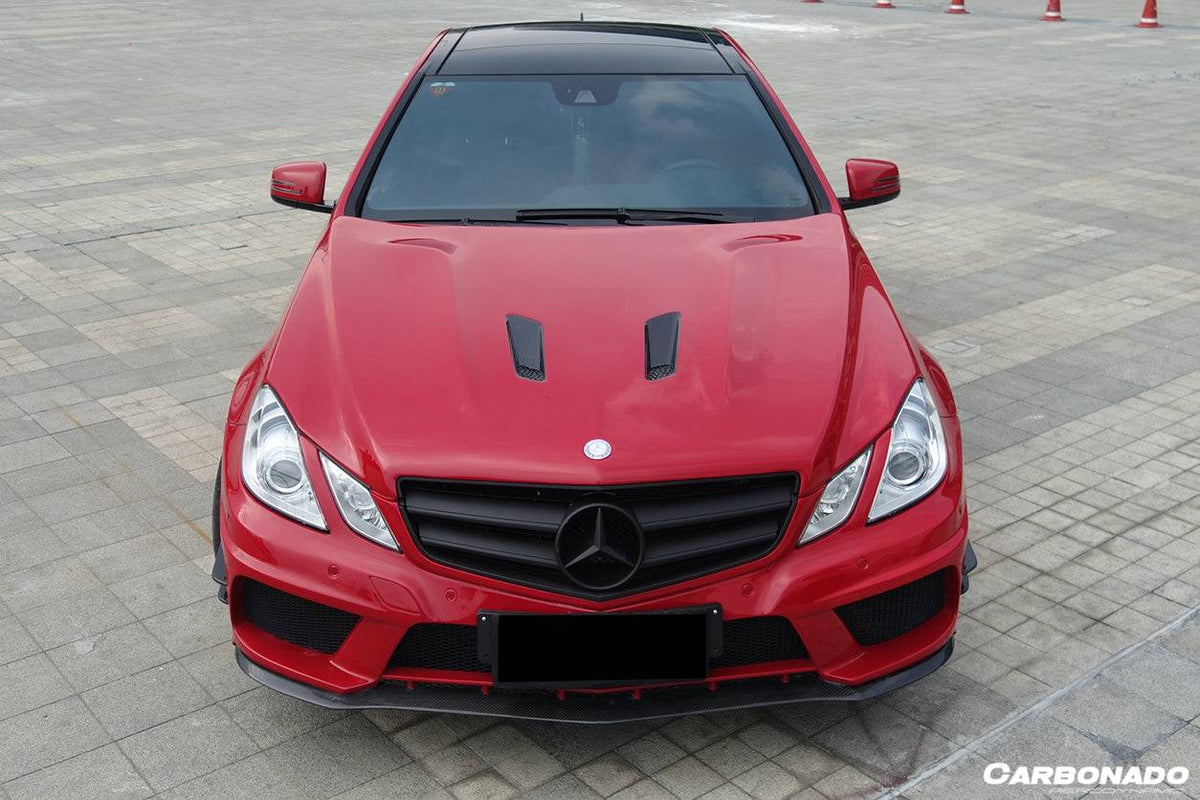 2010-2013 Mercedes Benz E Class W207 Coupe BKSS Style Hood - Carbonado