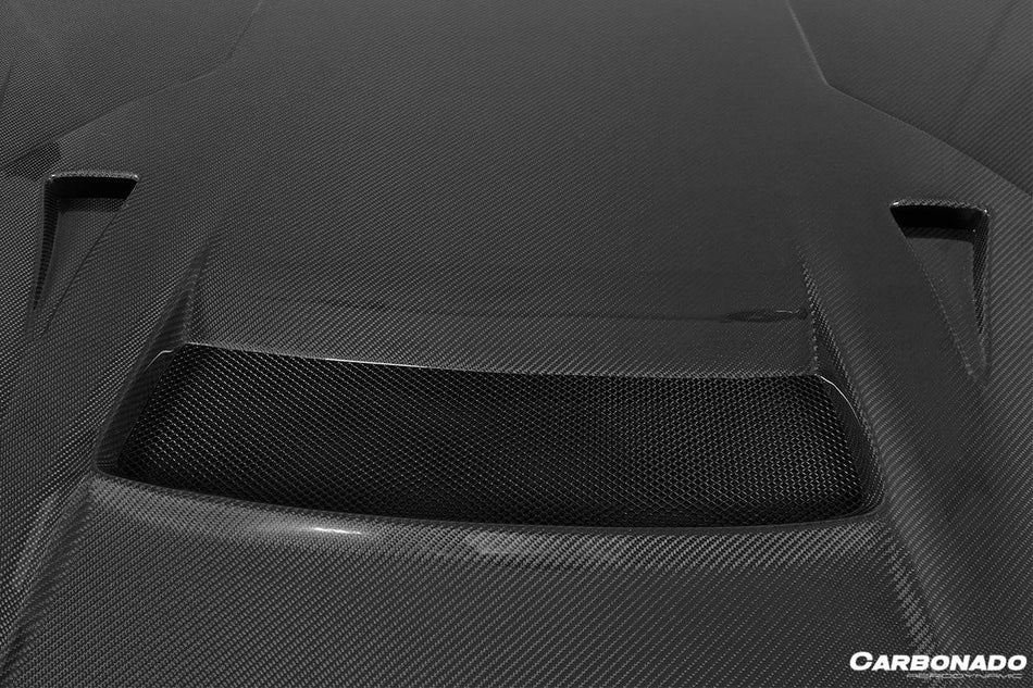 2009-2016 Nissan GTR R35 CBA/DBA VA Style Carbon Fiber Hood - Carbonado