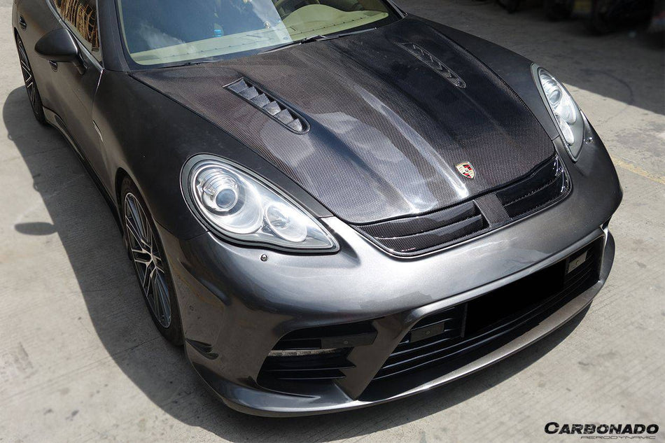 2009-2016 Porsche Panamera 970.1 MSY Style Hood - Carbonado