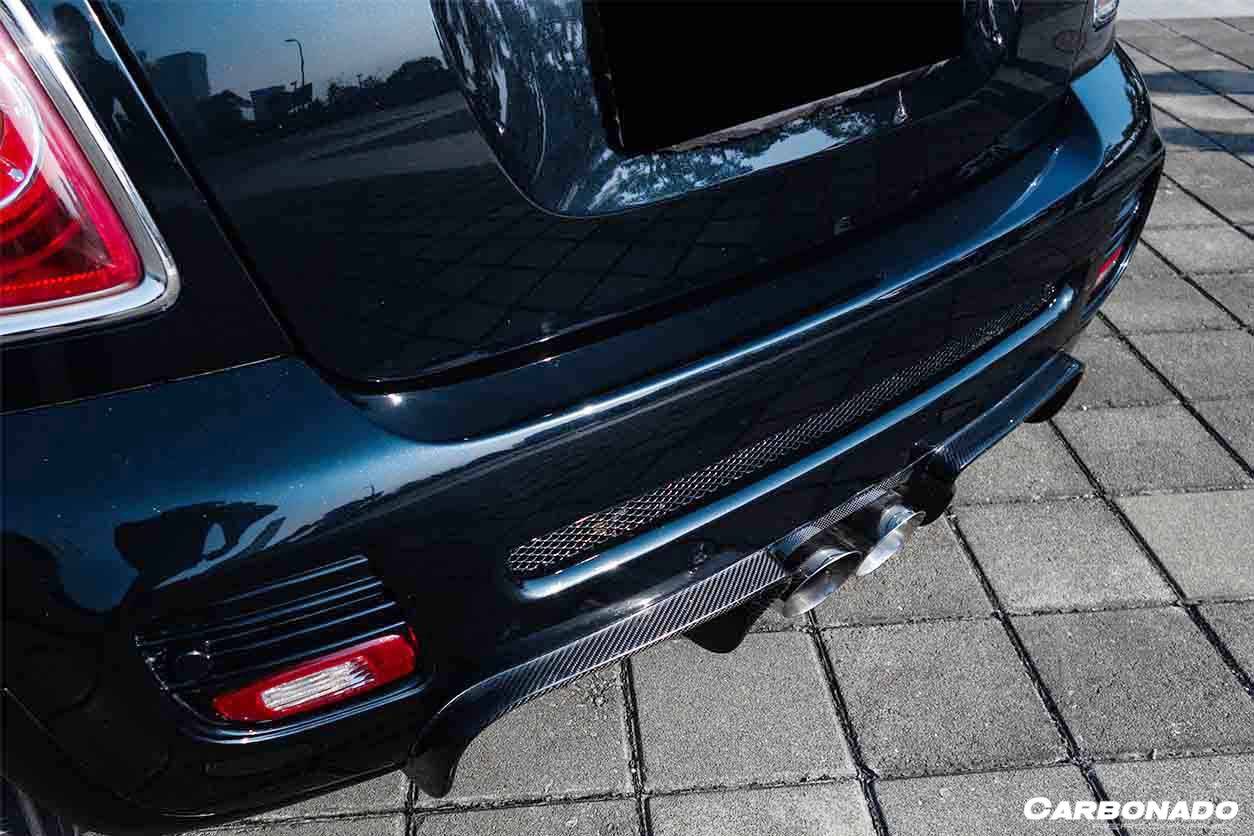 2007-2015 MINI Cooper S R56 R57 JCW Style Rear Bumper - Carbonado Aero