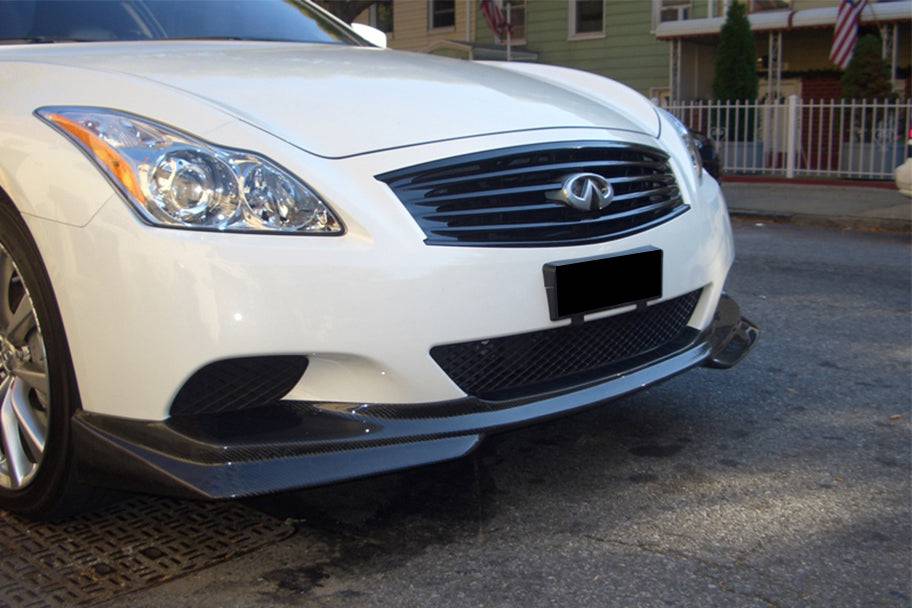 2008-2015 Infiniti G37s Coupe BSD Style Front Lip - Carbonado