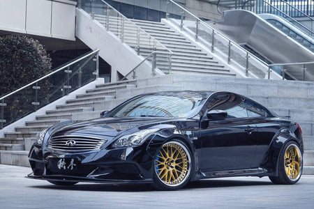 2008-2015 Infiniti G37S Coupe DE Style Auto Full Wide Body Kit - Carbonado