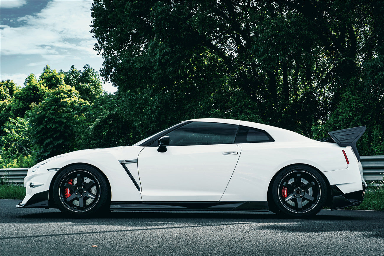 2007-2025 Nissan GTR R35 CBA DBA EBA VS Style Carbon Fiber Side Skirts ...