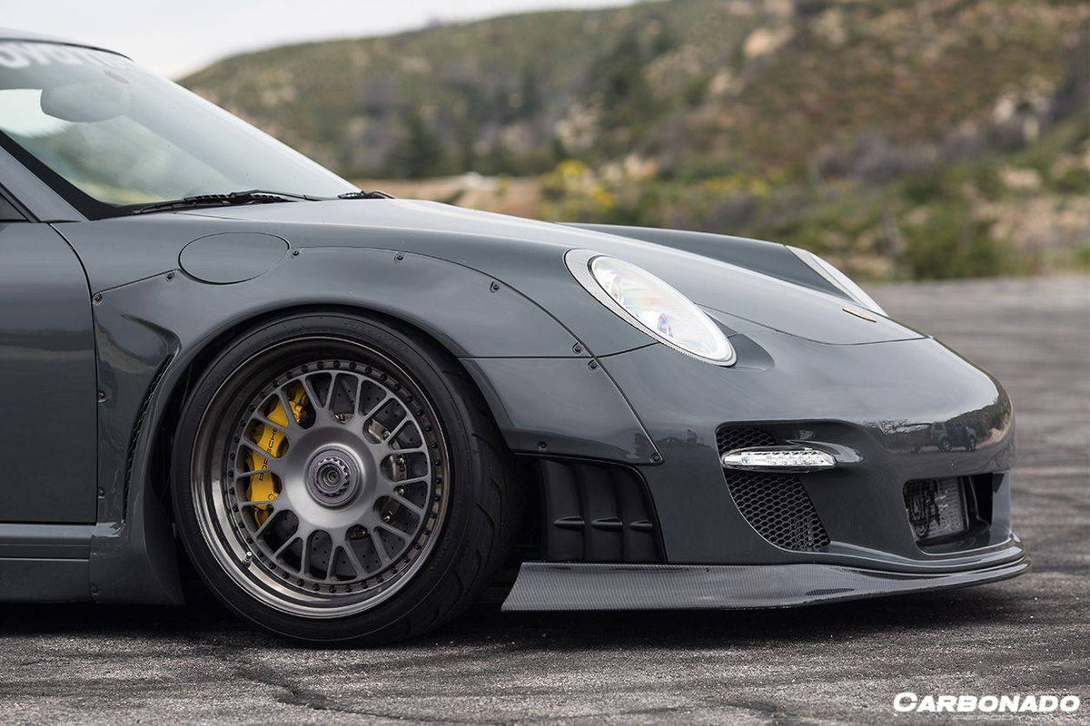 2009-2012 Porsche 911 997.2 Turbo/S 4S DE Style Auto Full Wide Body Kit - Carbonado Aero