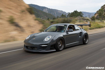 2009-2012 Porsche 911 997.2 Turbo/S 4S DE Style Auto Full Wide Body Kit - Carbonado