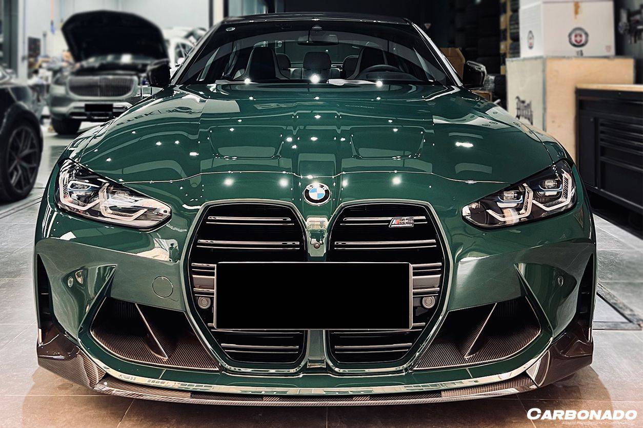 2021-UP BMW M3 G80 M4 G82/G83 MP Style Carbon Fiber Front Lip - Carbonado Aero