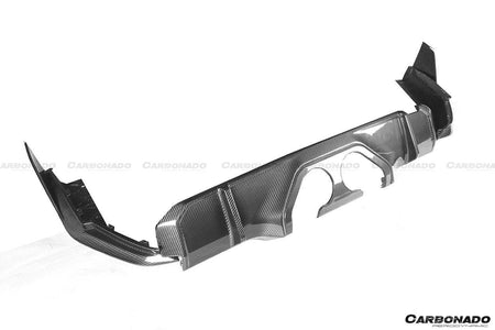 2021-UP BMW M4 G82/G83 MP Style Carbon Fiber Middle Rear Lip with Caps - Carbonado Aero