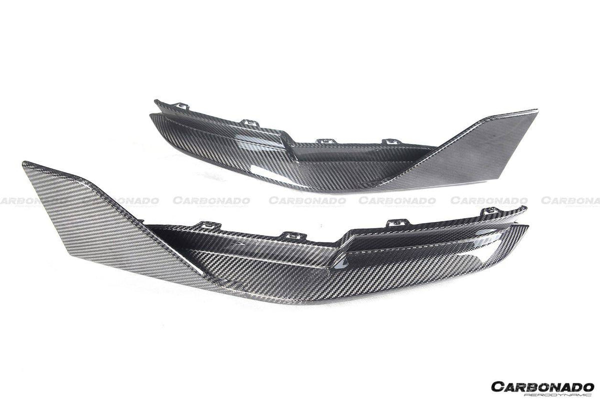 2021-UP BMW M4 G82/G83 MP Style Carbon Fiber Middle Rear Lip with Caps - Carbonado Aero