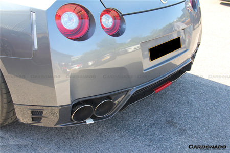 2012-2016 Nissan GTR R35 DBA OEM Style Carbon Fiber Rear Lip - Carbonado