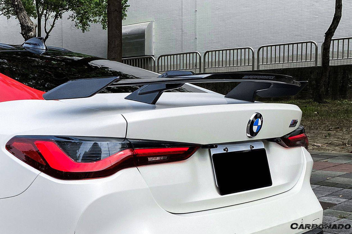 2021-UP BMW M3 G80 M4 G82 G83 3 SERISE G20 4 SERISE G22 MP Style Carbon Fiber Trunk Spoiler Wing - Carbonado