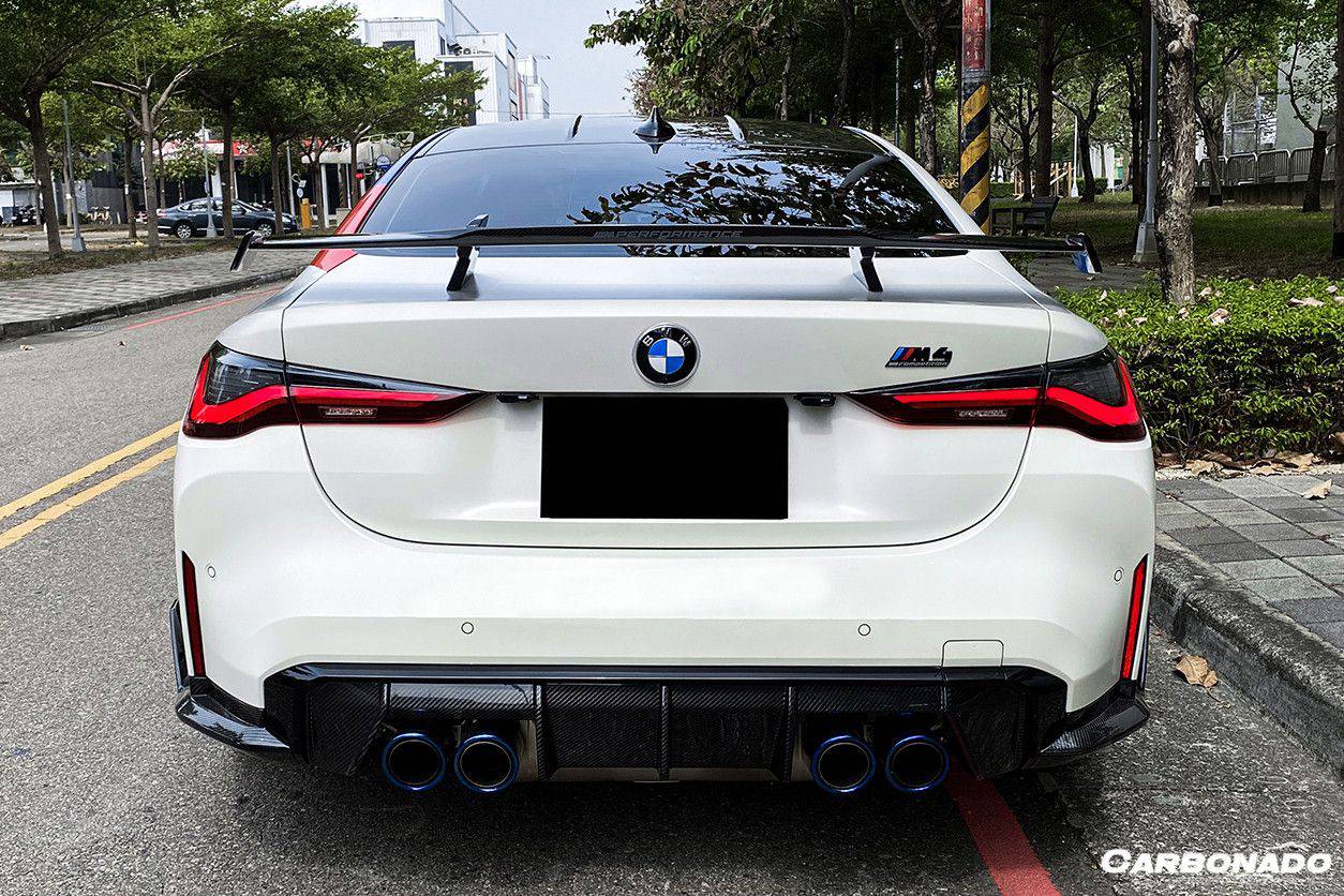 2021-UP BMW M3 G80 M4 G82/G83 G20 G22 MP Style Carbon Fiber Trunk Spoiler - Carbonado Aero