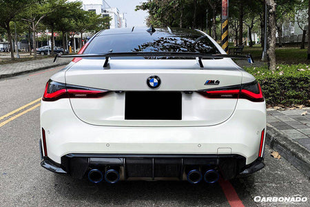 2021-UP BMW M3 G80 M4 G82/G83 G20 G22 MP Style Carbon Fiber Trunk Spoiler - Carbonado Aero