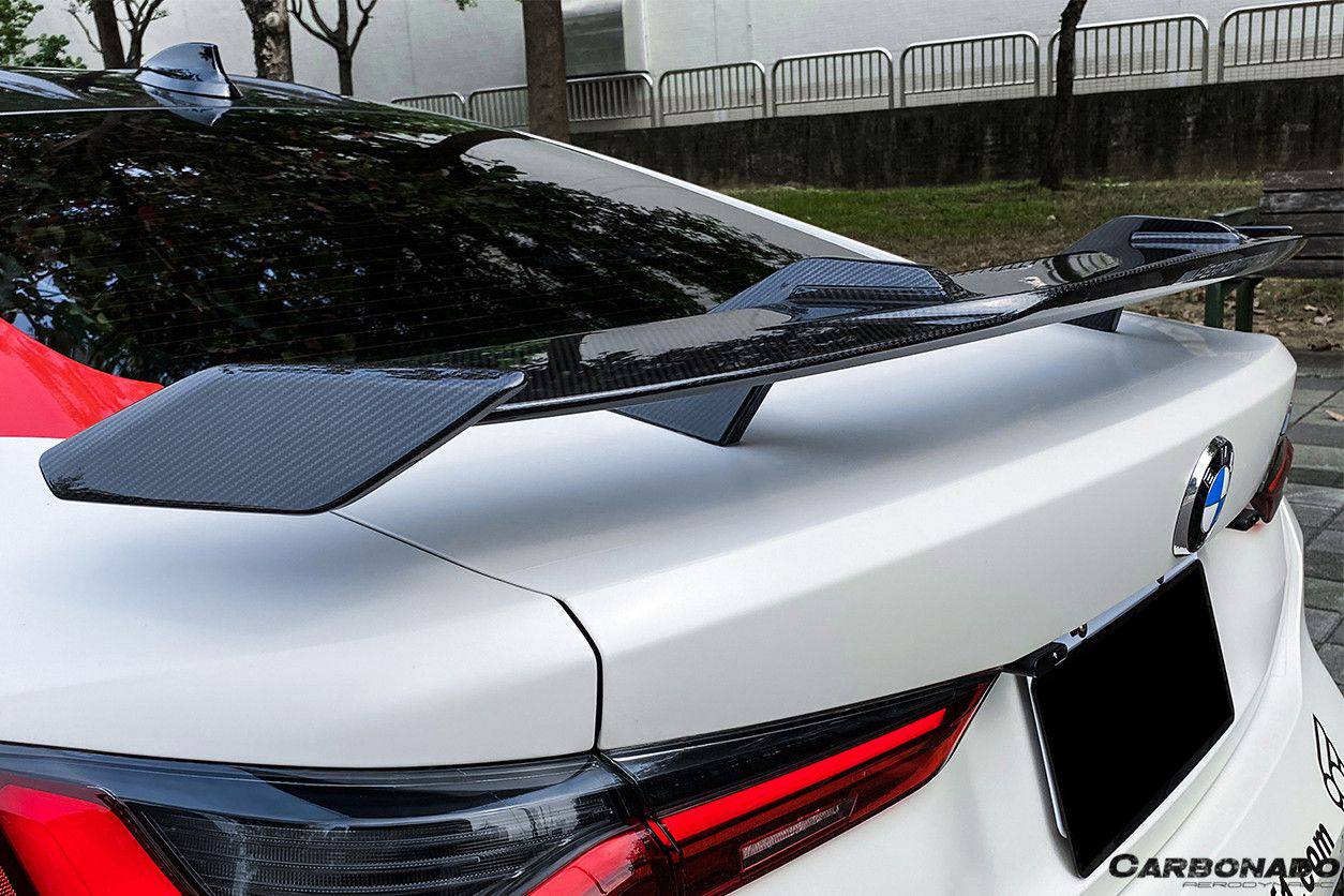 2021-UP BMW M3 G80 M4 G82/G83 G20 G22 MP Style Carbon Fiber Trunk Spoiler - Carbonado Aero