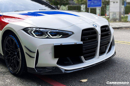 2021-UP BMW M3 G80 M4 G82/G83 MP Style Carbon Fiber Front Lip - Carbonado