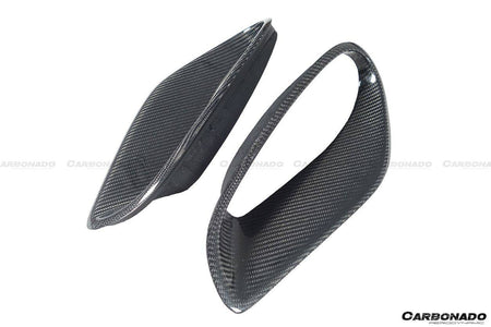 2013-2019 Porsche 911 991-2 Turbo S OEM Style Carbon Fiber Quarter Panel Side Scoops - Carbonado Aero