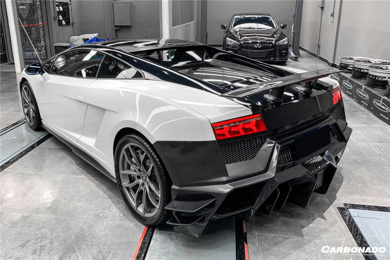 2009-2014 Lamborghini Gallardo BKSS Style Rear Bumper - Carbonado Aero