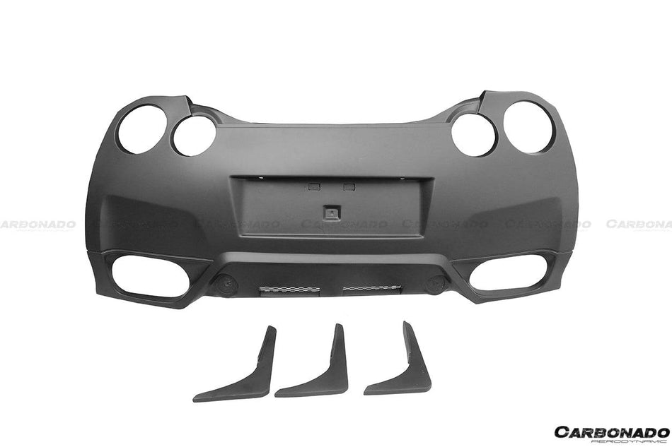 2008-2016 Nissan GTR R35 CBA/DBA BSE Style Rear Bumper - Carbonado