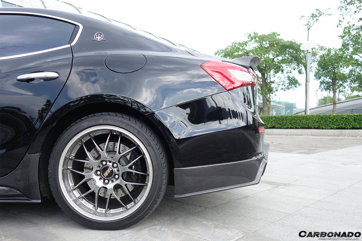 2014-2017 Maserati Ghibli EPC Style Rear Lip - Carbonado