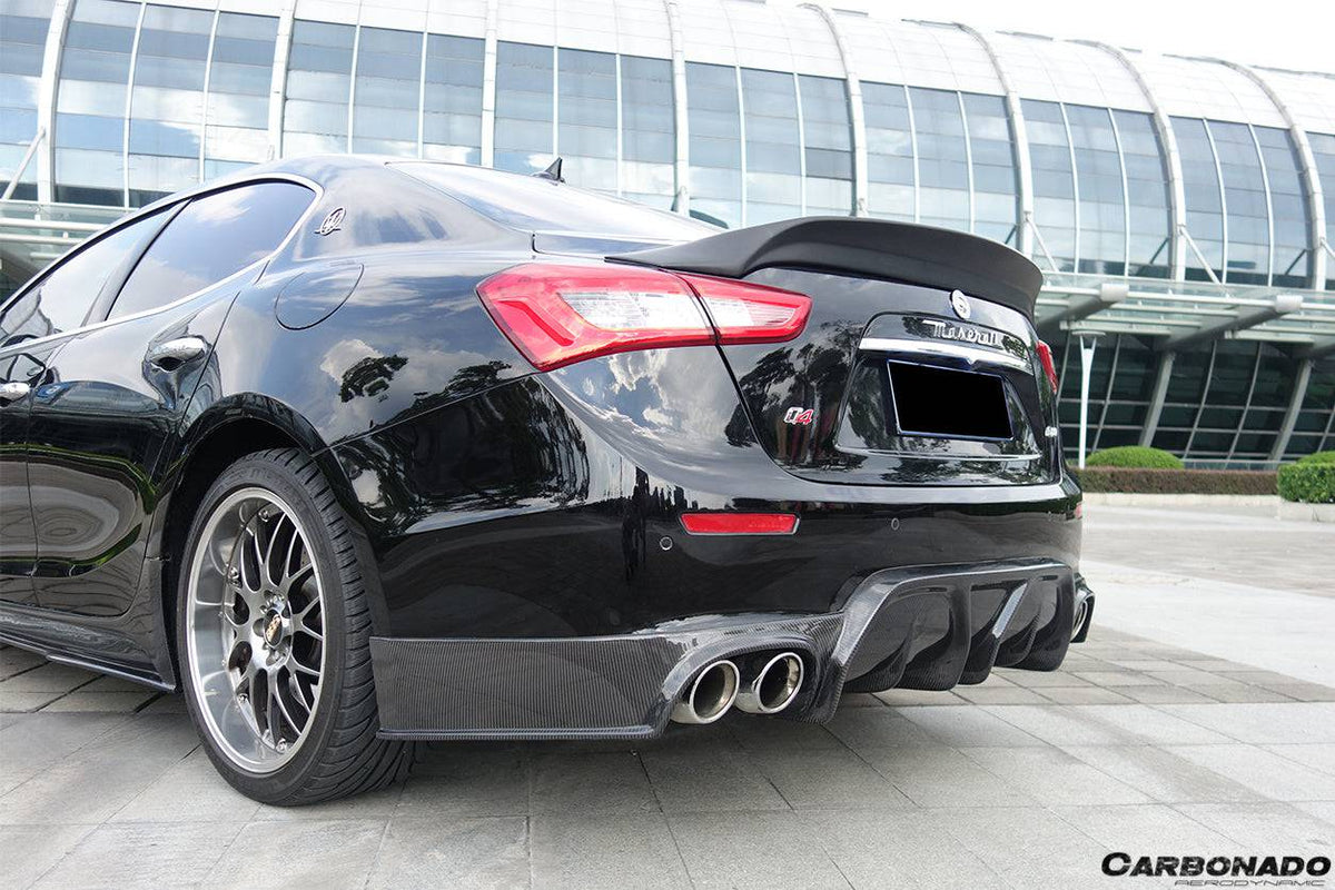 2014-2017 Maserati Ghibli EPC Style Rear Lip - Carbonado Aero