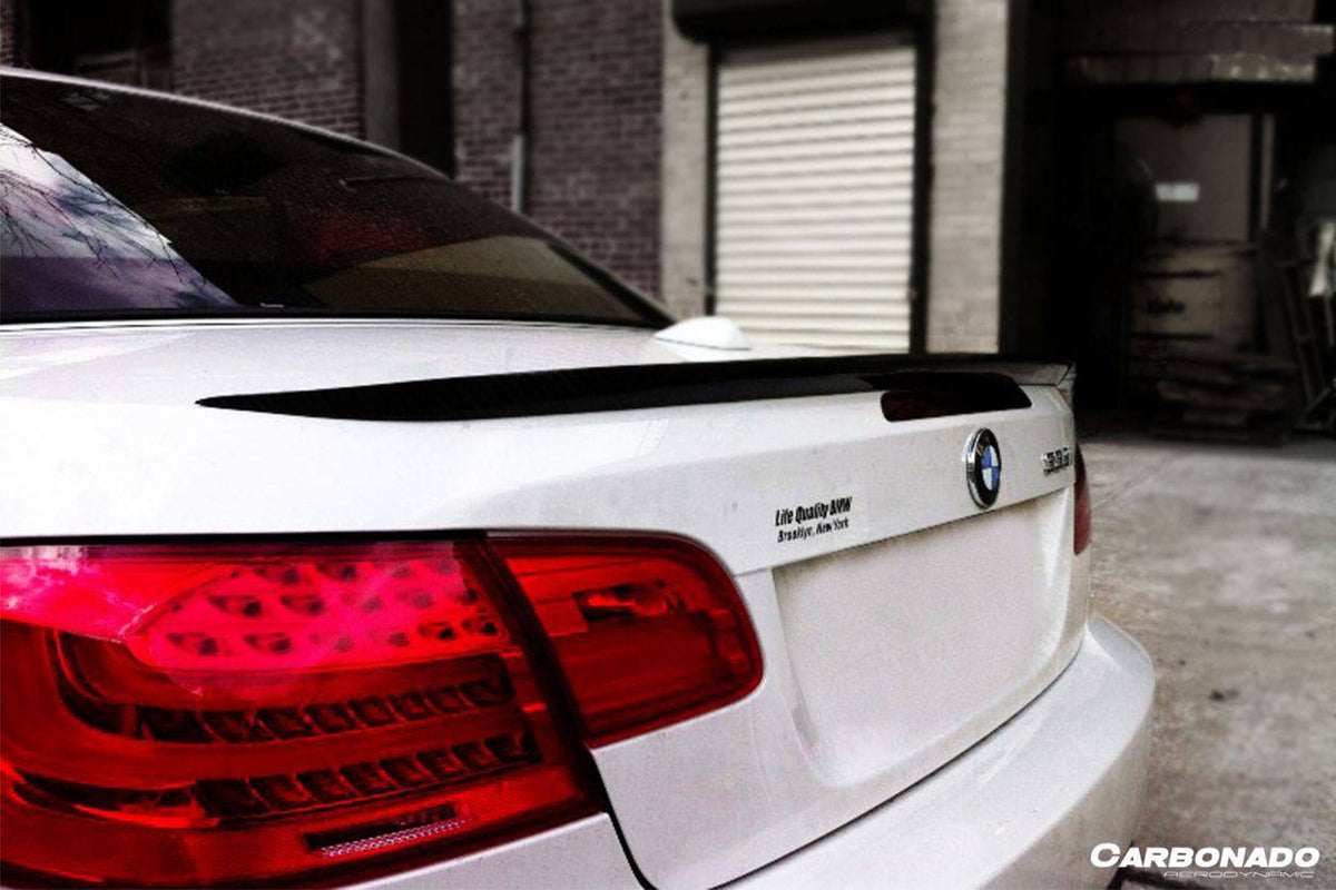 2008-2012 BMW 3 Series M3 E93 Carbon Fiber Trunk Spoiler - Carbonado Aero