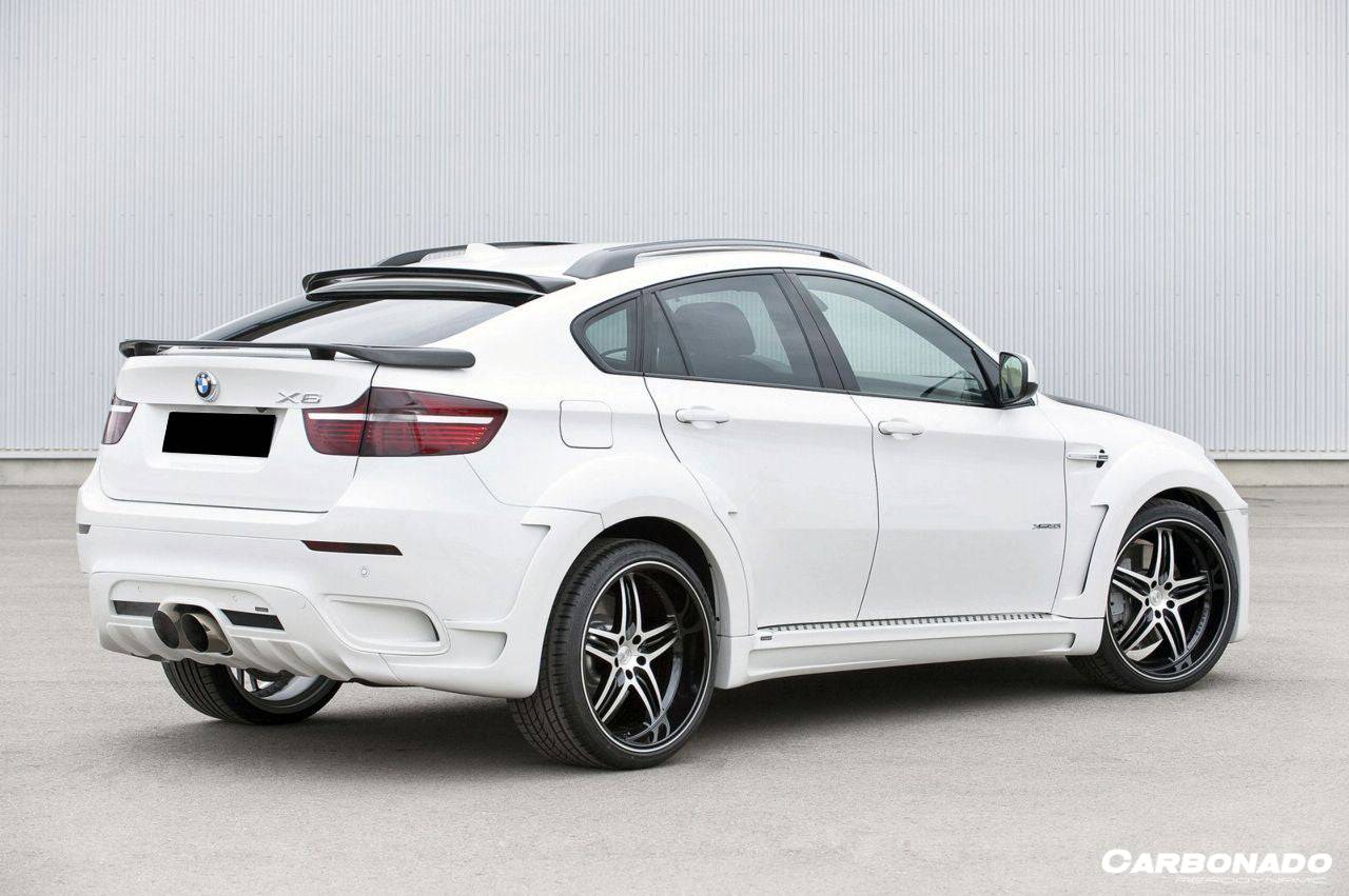 2009-2014 BMW E71 X6/X6M HM Style Carbon Fiber Roof Spoiler - Carbonado Aero