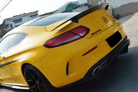 2015-2021 Mercedes Benz C-Class C63 AMG W205 Coupe RT-II Style Trunk Spoiler - Carbonado Aero